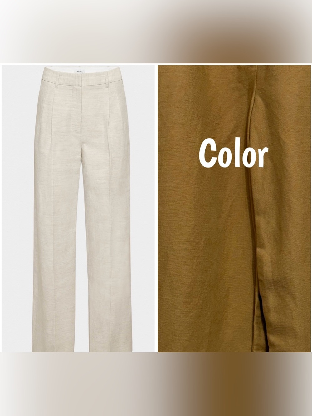 Aritzia
The Effortless Pant Cruise Linen* - Picture 1 of 6